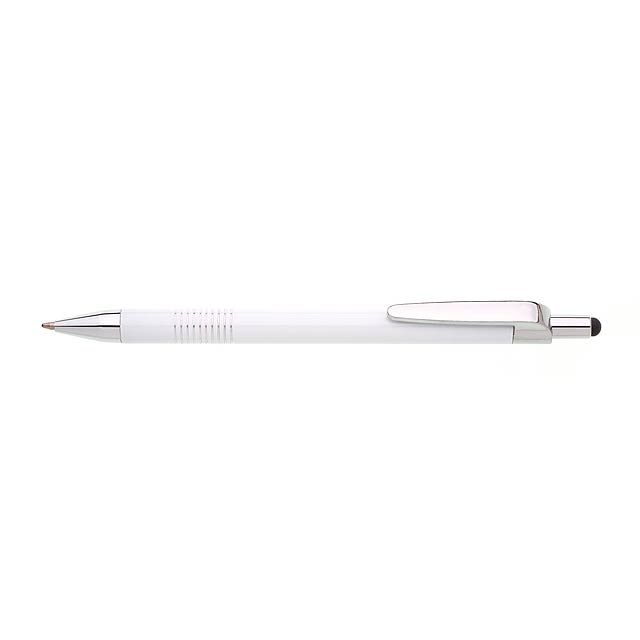 LAURIA TOUCH kovové kuličkové pero - bílá
