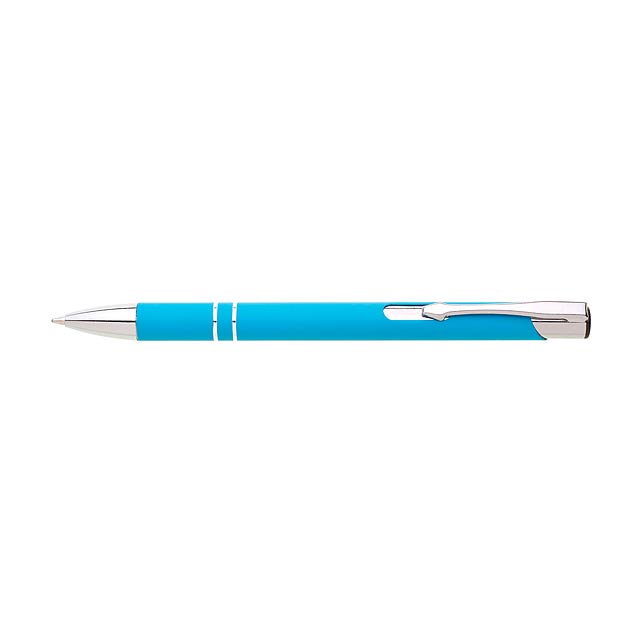SIONA SOFT Kugelschreiber, Metall - azurblau  