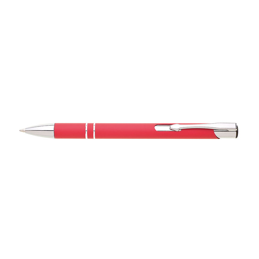 SIONA SOFT BLACK Kugelschreiber, Metall - Rot