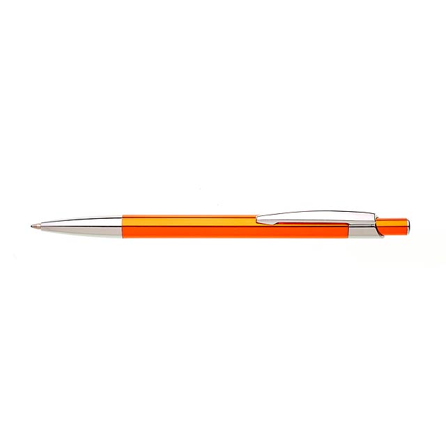 BANZI kovové kuličkové pero - oranžová