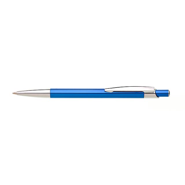 BANZI kovové kuličkové pero - modrá