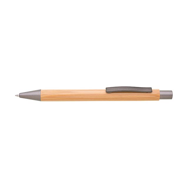 RIVET bamboo / metal ballpoint pen - grey