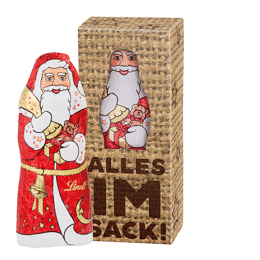 Lindt Santa Claus 10g in promotional box - 