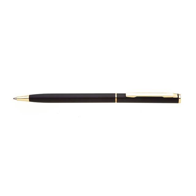 PIAZA BRASS kovové kuličkové pero - čierna