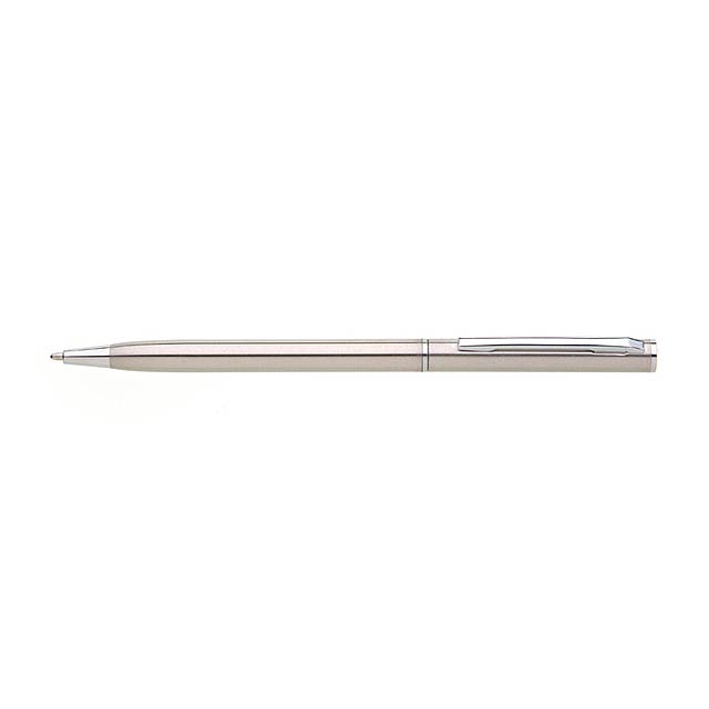 PIAZA STEEL kovové kuličkové pero - stříbrná