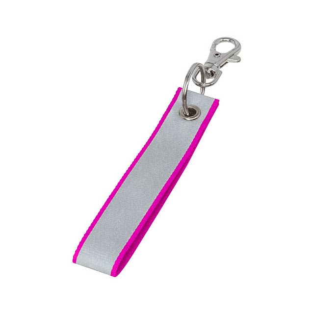 Holger reflective key hanger - pink