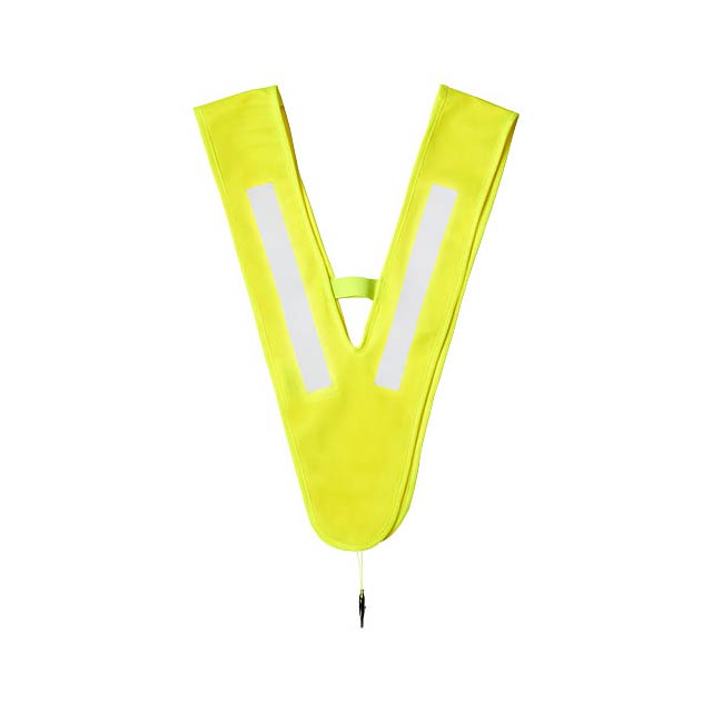 Nikolai v-shaped reflective safety vest for kids - yellow