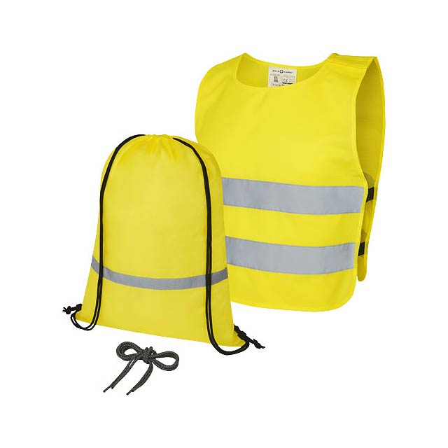 Ingeborg safety and visibility set for childeren 7-12 years - yellow