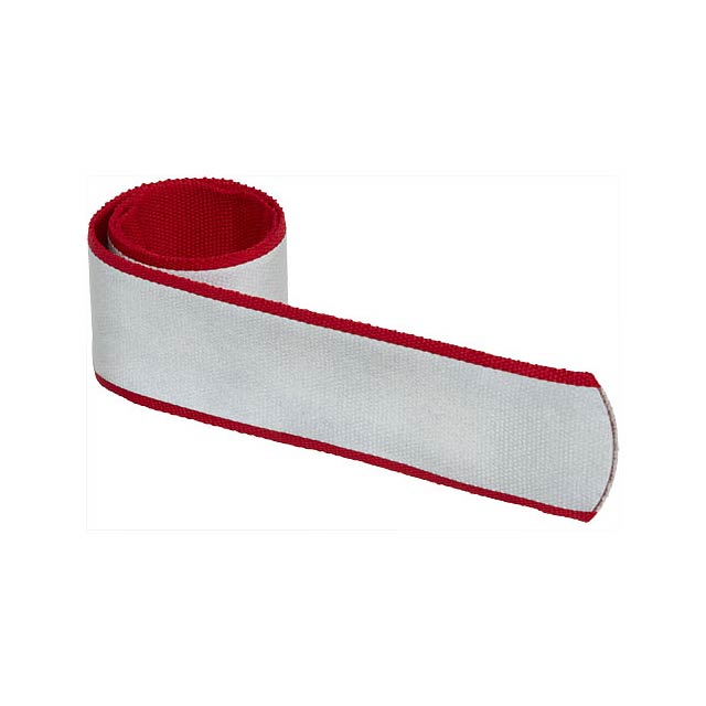 Reflexní omotávací pásek Felix - transparentná červená