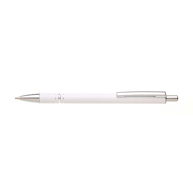 RENZA NEW kovové kuličkové pero - biela