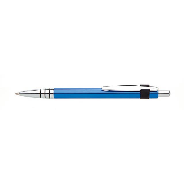 RUFUS kovové kuličkové pero - modrá
