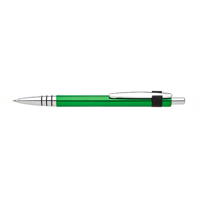 RUFUS kovové kuličkové pero - zelená