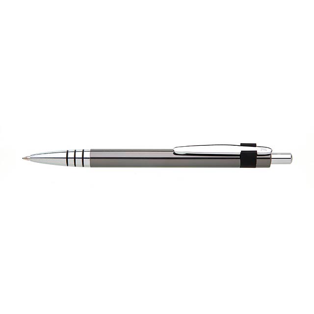 RUFUS kovové kuličkové pero - šedá