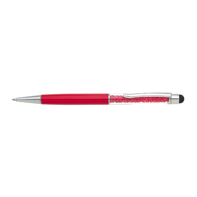 PIETRA kovové kuličkové pero - červená