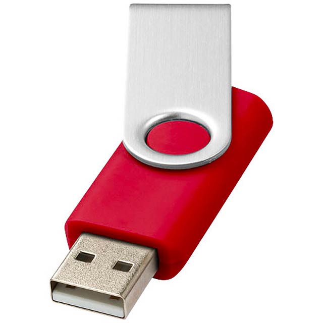 Základní USB Rotate, 1 GB - červená