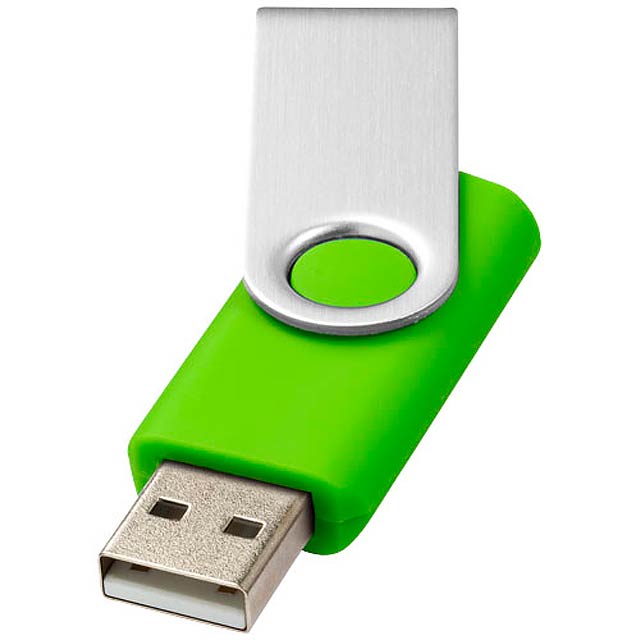 Rotate-basic 4GB USB flash drive - lime