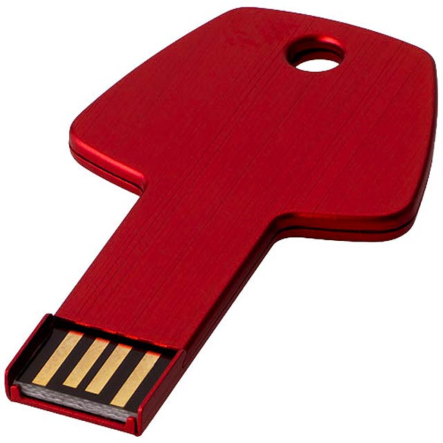 USB disk Key, 4 GB - červená