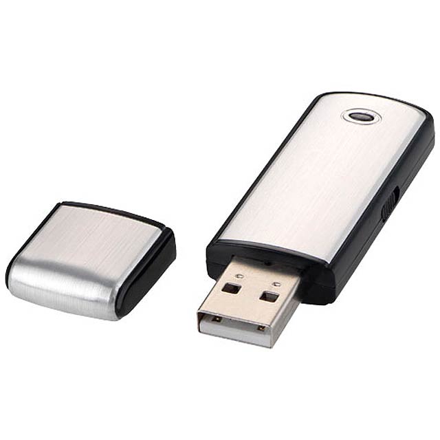 Square 2GB USB flash drive - silver