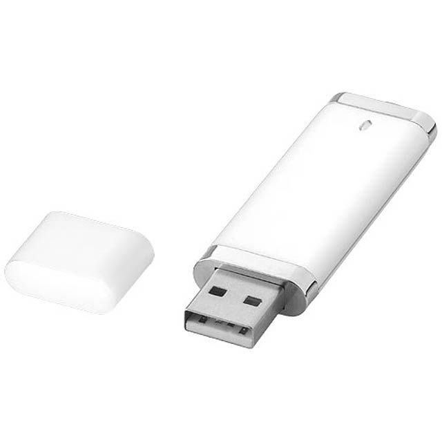 Flat 4 GB USB-Stick - Weiß 