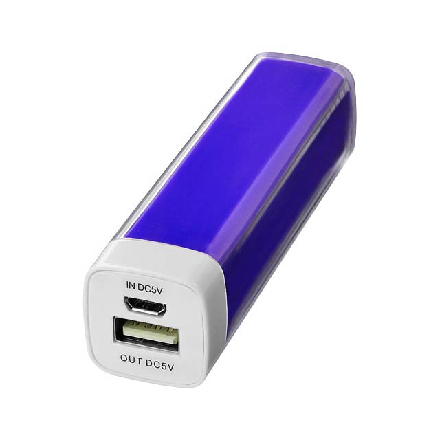 Flash 2200 mAh power bank - violet