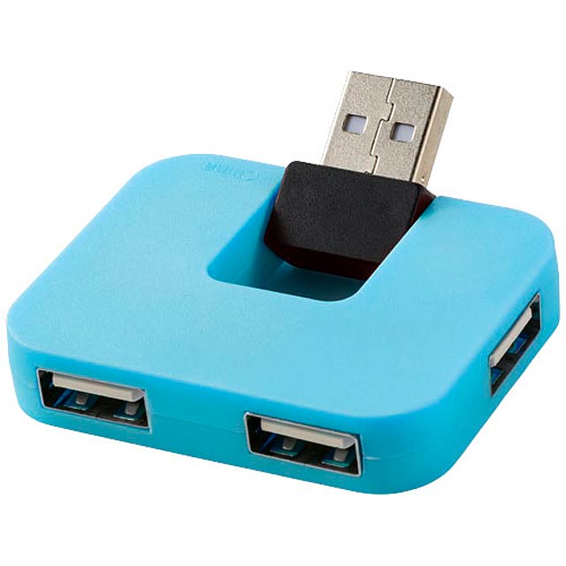 USB hub se 4 porty Gaia - modrá