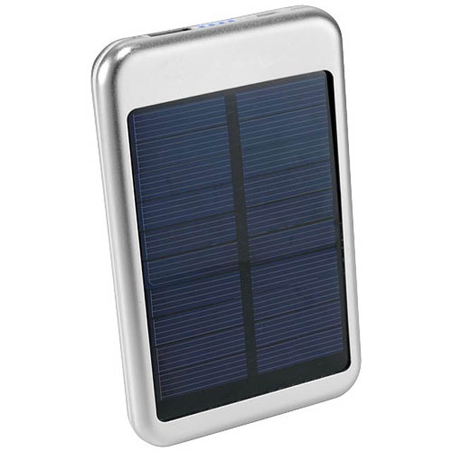 Solární powerbanka Bask 4 000 mAh - stříbrná