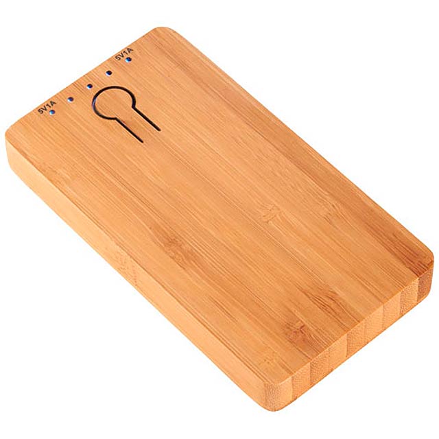 Grove 5000 mAh bamboo power bank - wood