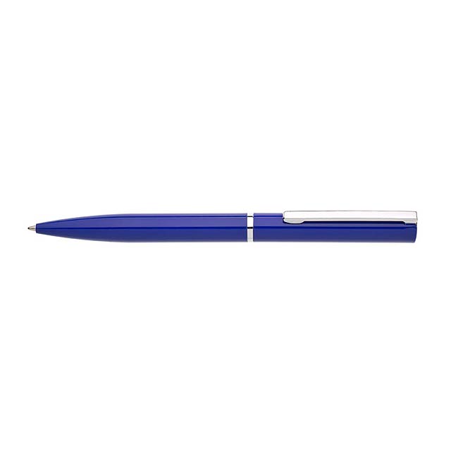 CELESTE kovové kuličkové pero v krabičce - modrá