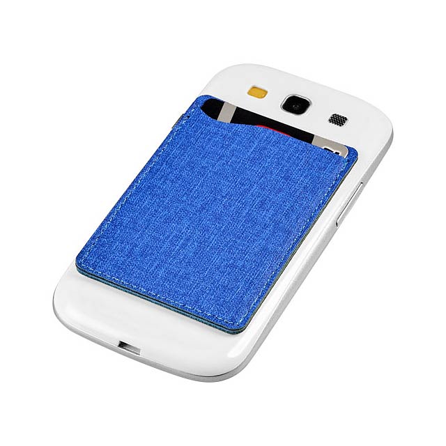 Premium RFID phone wallet - blue