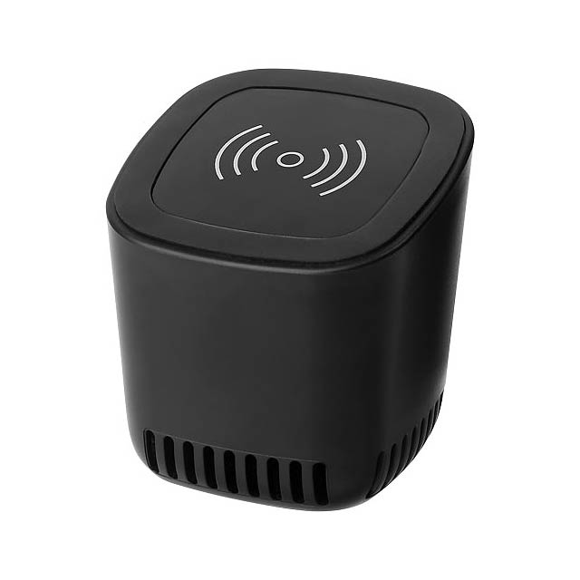 Jack Bluetooth® speaker and wireless charging pad - black