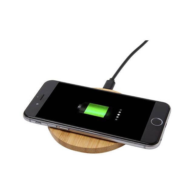 Essence bamboo wireless charging pad - wood