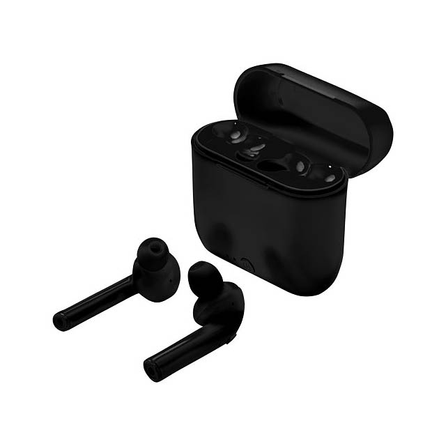 Essos True Wireless sluchátka s automatickým párováním a pou - čierna
