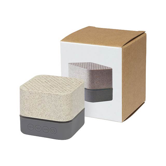Aira Bluetooth® reproduktor z pšeničné slámy - béžová