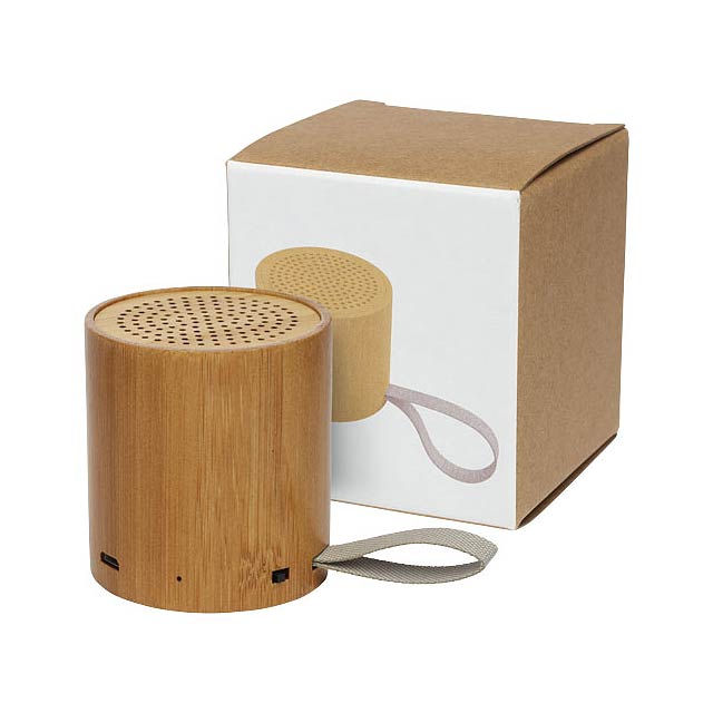 Lako bambusový Bluetooth® reproduktor  - dřevo