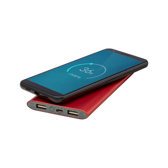 Juice 8000 mAh kabellose Powerbank - Transparente Rot