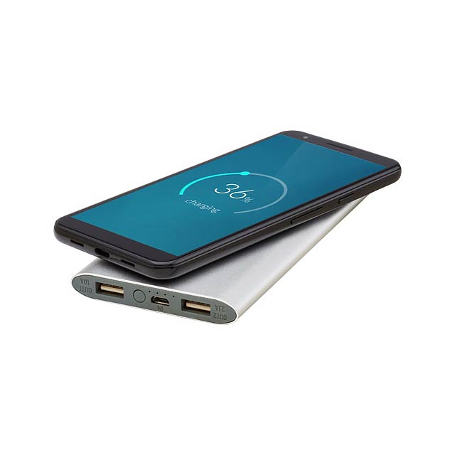 Juice 8000 mAh kabellose Powerbank - Silber