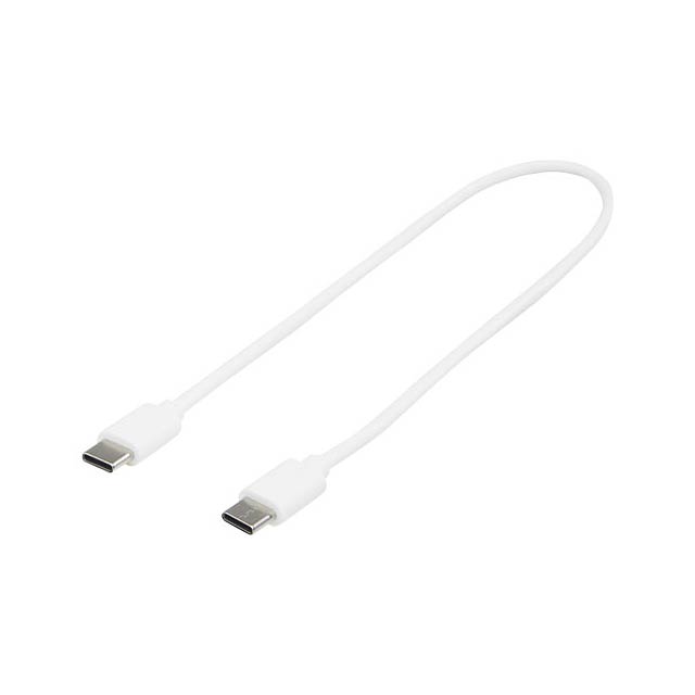 Kabel PD USB-C – USB-C TPE 3A - biela