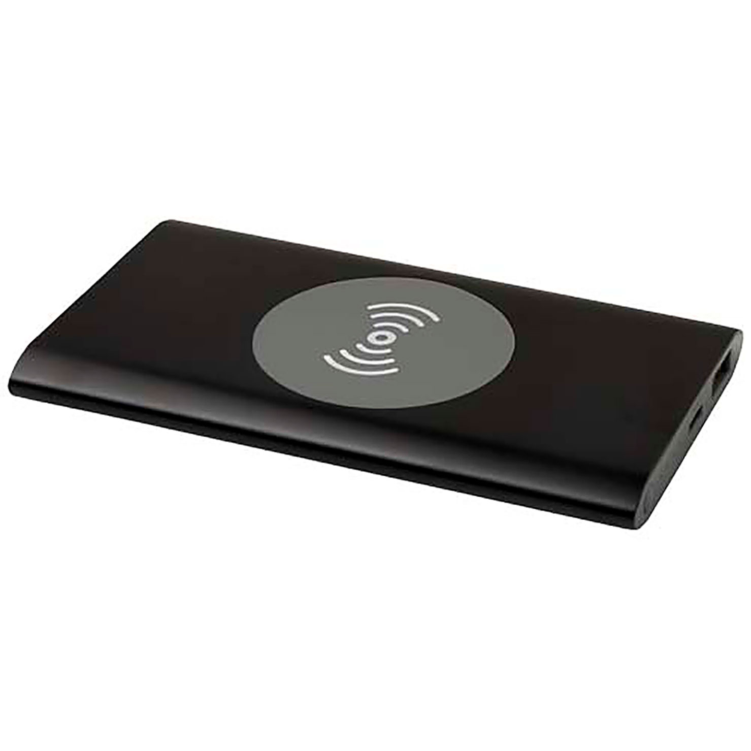 Juice 4000 mAh Typ-C kabellose Powerbank aus recyceltem Aluminium  - schwarz