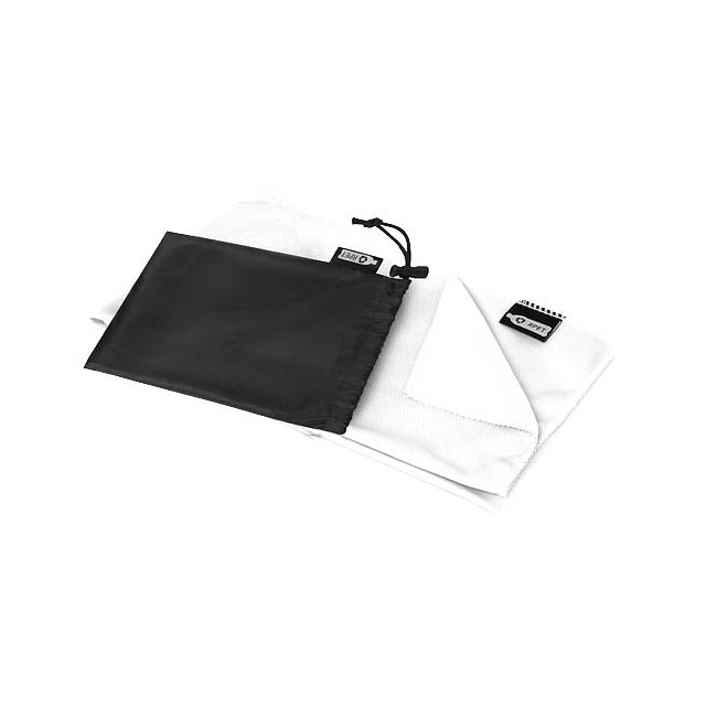 Raquel cooling towel made from recycled PET - white