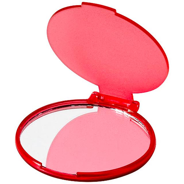 Carmen Glamour-Taschenspiegel - Rot