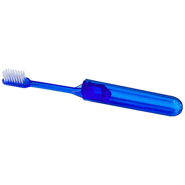 Trott travel-sized toothbrush - blue
