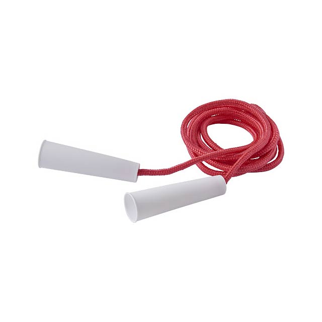 Rico 2 metre skipping rope - transparent red