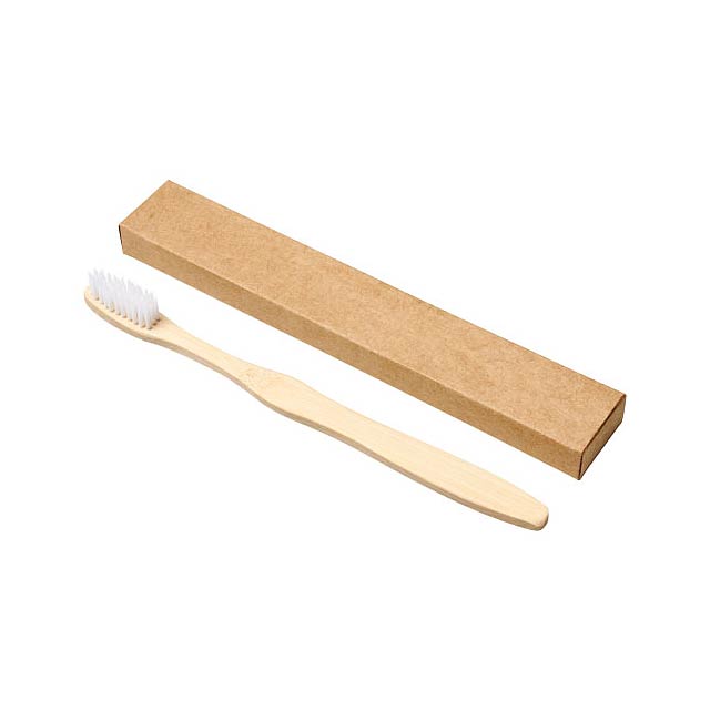 Bambusový zubní kartáček Celuk - biela