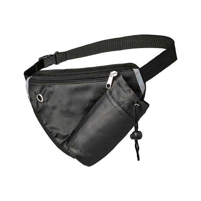 Erich multi purpose sports waist bag - black