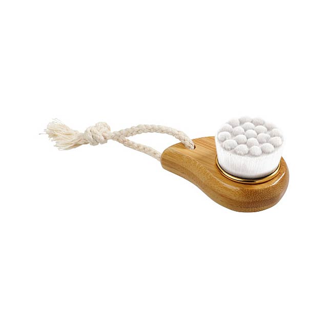 Plato bamboo facial brush - white