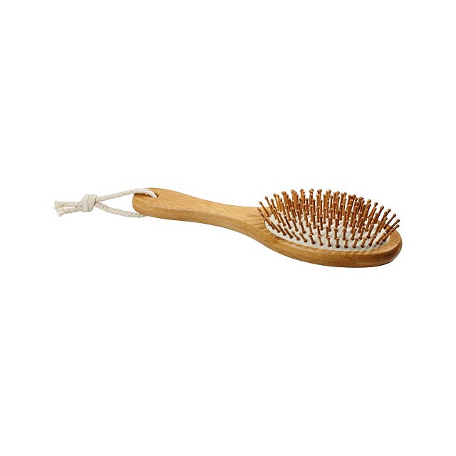 Bambusový masážní kartáč na vlasy Cyril - béžová