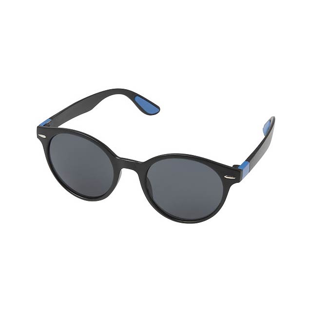 Steven runde, trendige Sonnenbrille - blau