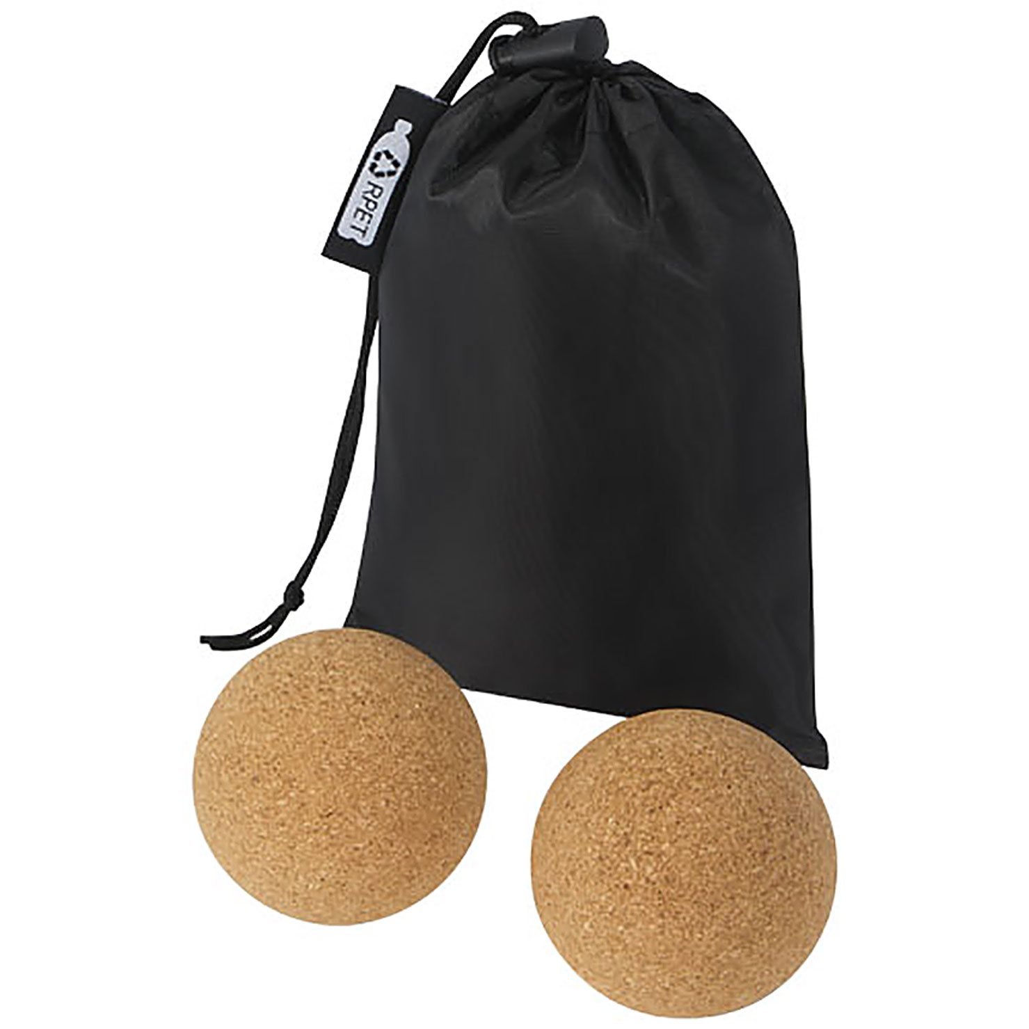 Trikona Kork Yoga Ball 2er Set - Beige