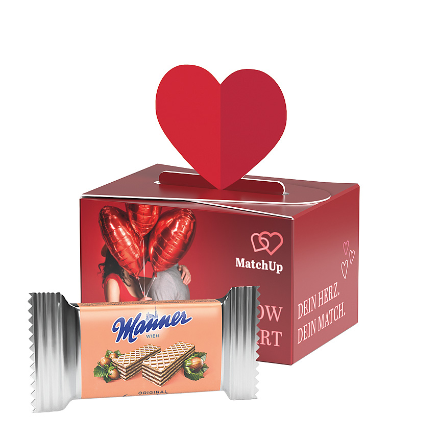 Mini dárková krabička srdce, Manner dvojbalení - Mini dárková krabička srdce, Manner dvojbalení -