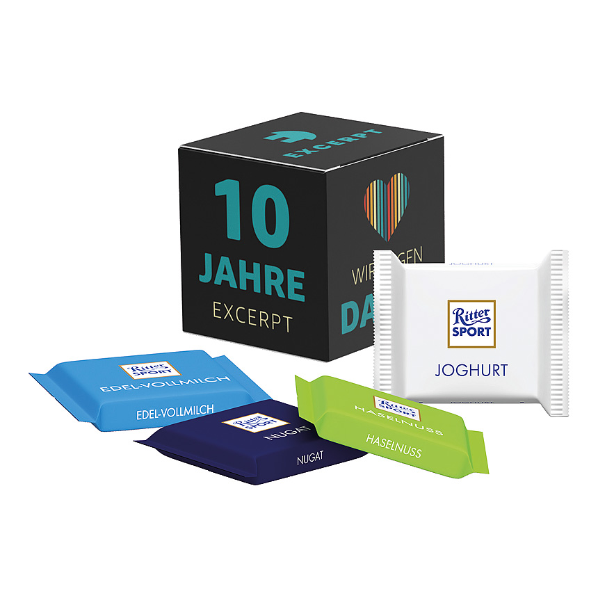 Reklamn&iacute; kostka, Ritter SPORT mini mix - 